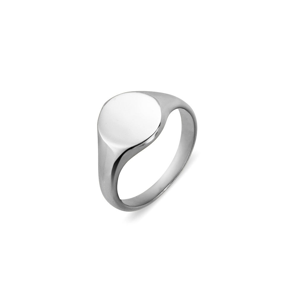 Sterling silver small signet ring