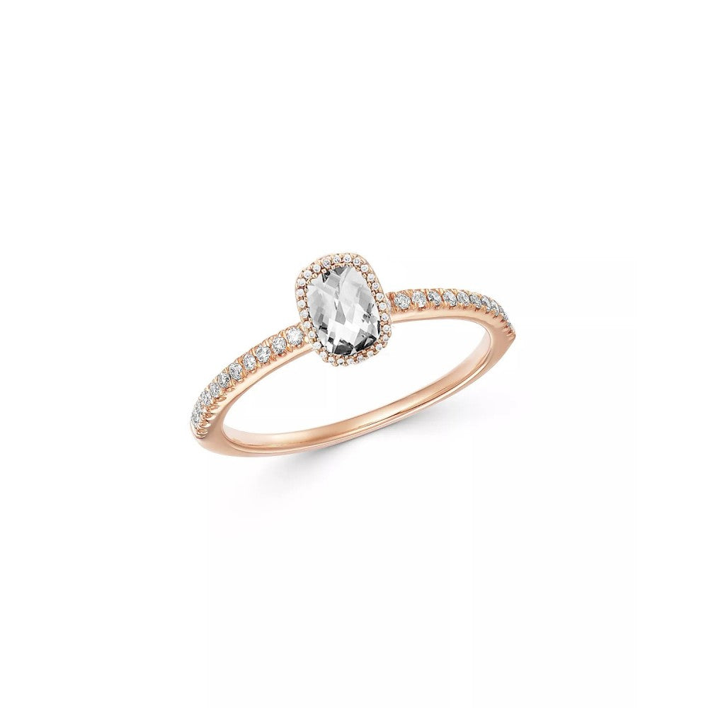 Sterling silver princess cut CZ stone with halo ring