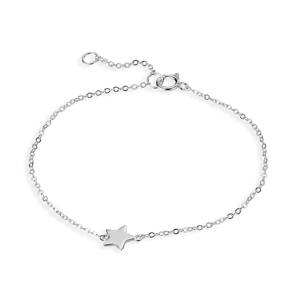 Sterling Silver fine star bracelet
