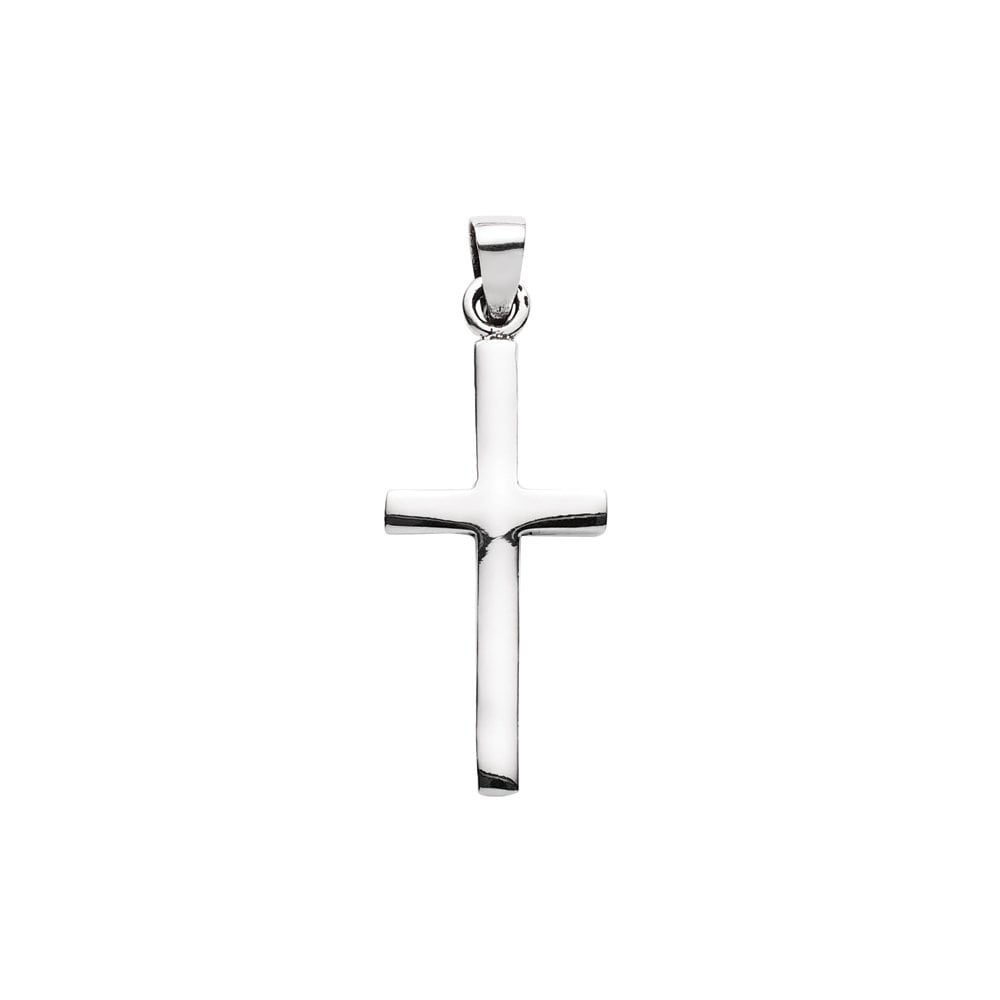 Sterling silver plain cross