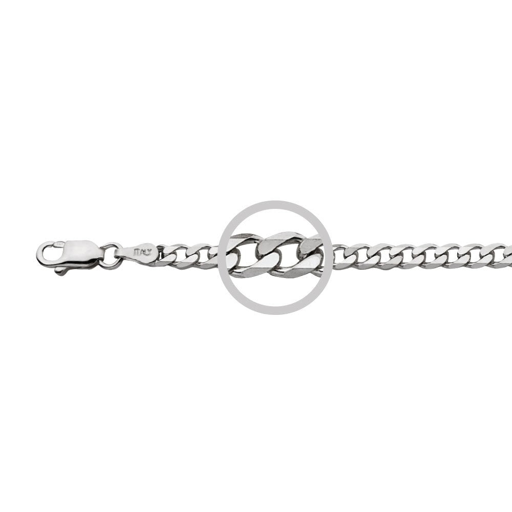 Sterling silver 3.5MM curb chain