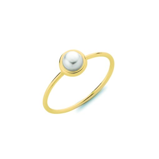 Sterling Silver Pearl Ring