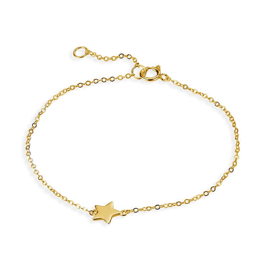 Sterling Silver fine star bracelet