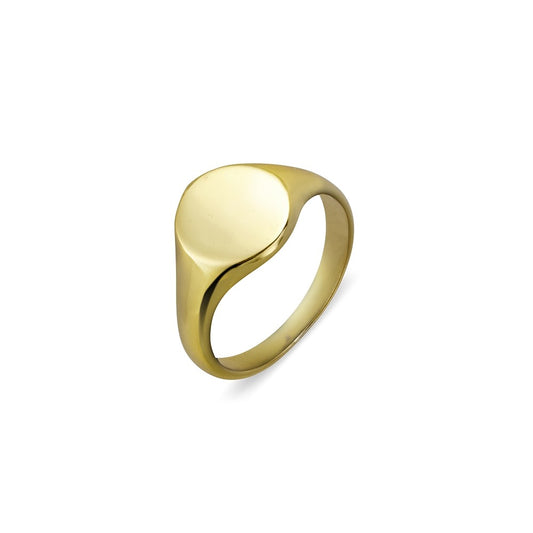 Sterling silver small signet ring