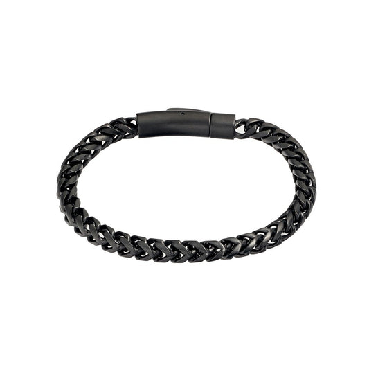 Blaze stainless steel black 5MM chain bracelet