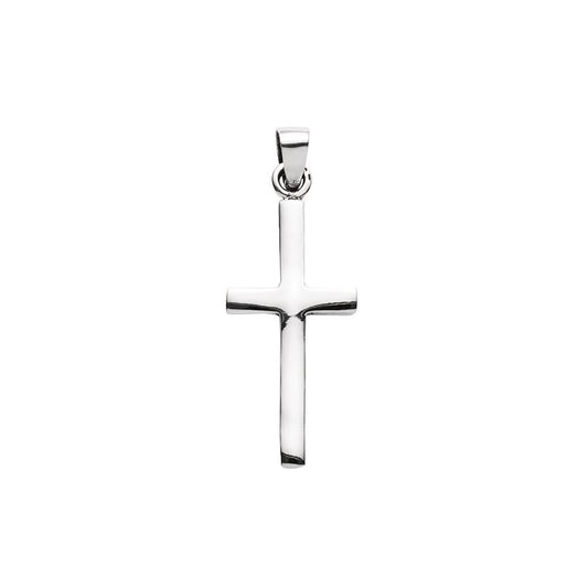 Sterling silver plain cross