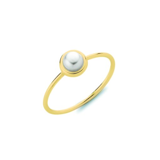 Sterling Silver Pearl Ring