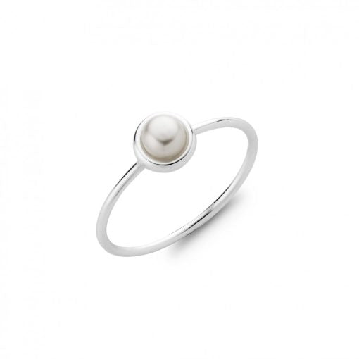 Sterling Silver Pearl Ring